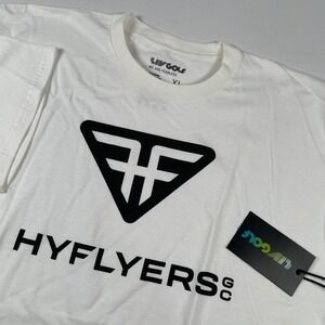 LIV Golf Hyflyers T-Shirt Mens XL Phil‎ Mickelson White Logo Graphic Tee NEW